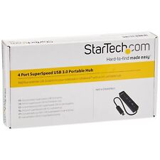 StarTech.com 4-Port USB 3.0 Hub with Built-in Cable - SuperSpeed Laptop USB Hu picture
