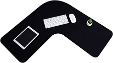 L Shaped Mouse Pad Corner Desk Pad Waterproof Mouse Pad, Large Rubber Corner Mou picture