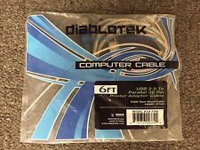 New Sealed Diablotek USB 2.0 to Parallel 36 Pin Printer Adapter Cable (6ft) picture