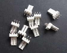 10Pcs White 3-Pin Male Fan Connector Housing Plug 2.54mm Pitch PC Mod Molex New picture
