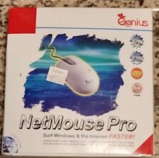Vintage Genius NetMouse Pro PS/2 Mouse w/ 3.5