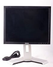 Dell 1707FPt LCD Monitor DVI & VGA inputs USP Hub rotates vertical or horizontal picture