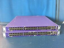 EXTREME NETWORKS 16148 SUMMIT X450E-48P ETHERNET SWITCH  LOT OF 2 picture