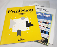 The New Print shop Reference Manual Broderbund IBM/Tandy Version BOOK ONLY+ 1989 picture