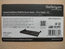 StarTech CABSHELFV1U 1U Vented Server Rack Cabinet Shelf - Fixed 10in Deep picture