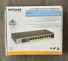 NETGEAR 8-Port 10/100/1000 Gigabit Ethernet PoE/PoE+ Unmanaged Switch GS108LP10 picture