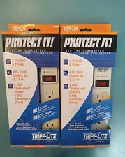 lot of 2Tripp-Lite” 4 Outlets 120v Surge Suppressor Made by Isobar. Brand New picture