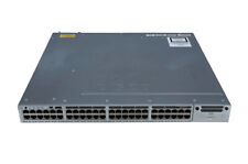 Cisco WS-C3850-48T-E  Catalyst 3850 48 Ports Layer 3 Switch 1 Year Warranty picture