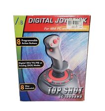 Top Shot Digital Joystick For Win 95/98 or DOS Vintage Flight Game Accessory  picture