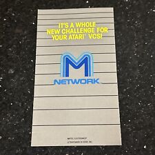 Vintage M Network Game Brochure #0151-0050 For Atari 2600 Games picture