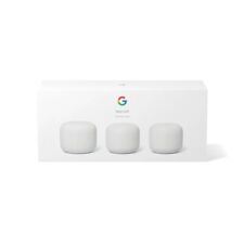 Google GA00823-US Nest WiFi Router - Snow - Pack of 3 Brand New Sealed picture