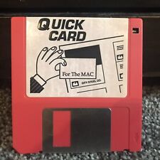 Vintage- Quick Card - Shaffer Software -  Apple Macintosh Mac Disk - 1990 picture