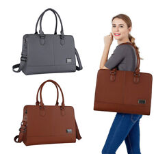 Laptop Tote Bag for Women Girl Premium Leather Work Travel Shoulder Handbag 2018 picture