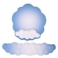 Cloud Wrist Rest - Blue and White Cute Silicone Mousepad with Memory Foam Cus... picture