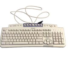 Compaq Desktop Tactile Keyboard Model KU-9978 USB Genuine Vintage Beige-Works picture