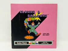 Clowns and Balloons Manual Tandy TRS-80 Radio Shack 26-3087 picture