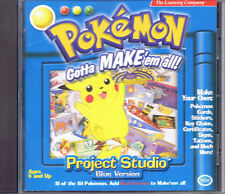 Pokemon Project Studio: Blue Version (PC, 1999, The Learning Company) picture