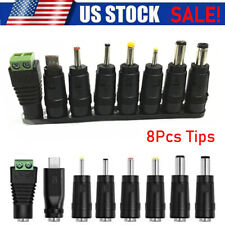 8Pcs DC Power Jack 5.5 x 2.1mm Female To 4.0*1.7mm 5.5*2.5mm Micro USB Terminal picture