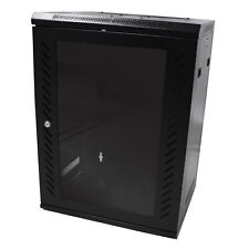 15U 19in Wall Mounted Steel Network Cabinet with fan, Self-contained US picture