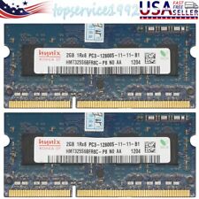 2PCS 2GB Memory RAM For Hynix 2RX8 PC3-12800S DDR3-1600MHz SODIMM Laptop picture
