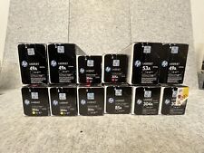Lot of 12 Misc, HP Laserjet Toner  49A,304A,305A,85A,53A Sealed New See Pictures picture