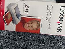 Lexmark Z13 BRAND NEW IN BOX Inkjet Digital Photo Printer Color Jetprinter picture