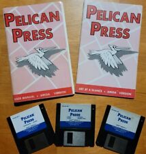 Pelican Press For Commodore Amiga Publishing Software 1991 manual disks (no box) picture