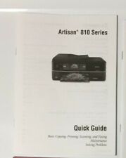 #086 EPSON ARTISAN 810, QUICK GUIDE & Start Here QUICK SETUP picture
