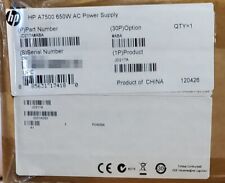 NEW HP A7500 / H3C S7500E 650W AC Power Supply JD217A LSQM1AC650 PSR650-A  picture