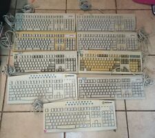 Lot Vintage Computer Keyboard PC 1980s 90s Webzter Compaq Dell Quietkey Untested picture