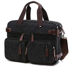 Convertible Laptop Backpack Messenger Bag for Men/Women 17.3 Inch Black picture