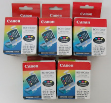 Five Boxes Genuine Canon BCI-11 Color Ink Cartridges 3 Per Box All Sealed New picture