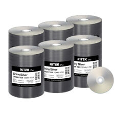 600 Pack Ritek Pro DVD-R 16X 4.7GB Shiny Silver Lacquer Blank Recordable Disc picture