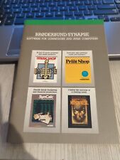 1985 Original Rare Vtg Commodore Atari Software Catalog Broderbund Synapse picture