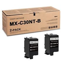 MX-C30NT-B Black Toner Cartridge 2-Pack, High Yield for Sharp MX-C300W MX-C300P picture