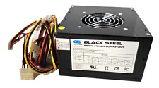 Black Steel BKS580 580W Power Supply Unit 2007 Computer  picture