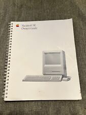 Vintage Apple Macintosh SE/Owners Guide Instructions Manual 030-3296-A Computer picture