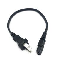 1 Feet US 2-Prong Two Prongs Port AC Power Cord Cable Connector for PS2 PS3 Slim picture