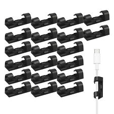 20PCS Self-Adhesive Cable Clips Cord Organizer Wire Holder picture