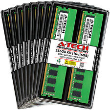A-Tech 256GB 16x 16GB 2Rx8 PC4-19200E DDR4 2400 MHz ECC UDIMM Server Memory RAM picture