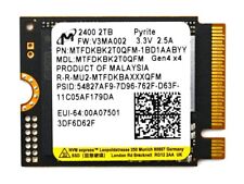 Micron 2400 2TB MTFDKBK2T0QFM-1BD1AABYYR M.2 2230 NVMe PCIe 4.0x4 Internal SSD picture