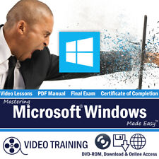Learn Microsoft WINDOWS 10 Training Tutorial DVD and Digital Course 164 Lessons picture