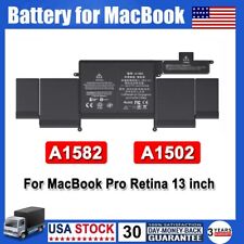 A1582 A1502 Battery for MacBook Pro 13 inch Retina Early 2015 Mid 2014 Late 2013 picture