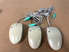HP C3751-60201 Vintage 2 Button Mice Beige - Used Lot of 3 -  Untested picture