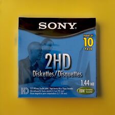NEW 100 Sony 2HD Diskettes IBM Formatted 1.44 MB 3.5