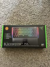 Razer BlackWidow V4 75% Mechanical Gaming Keyboard - Black, US English ORANGE picture