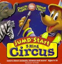 JumpStart 3 Ring Circus PC CD kids learn animals clowns Ringling Bros. & Barnum picture