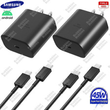 45W USB-C Super Fast Charger Wall Charging Type C Cable For Samsung Galaxy S22 picture