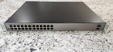 HPE OFFICE CONNECT JL385A 1920s 24G PoE 24-Port 2 SFP ETHERNET SWITCH W/RACK EAR picture