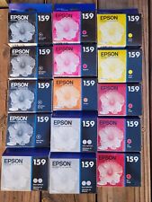 Lot of 15 Genuine Epson 159 Color Ink Cartridges Epson Stylus Photo R2000 picture